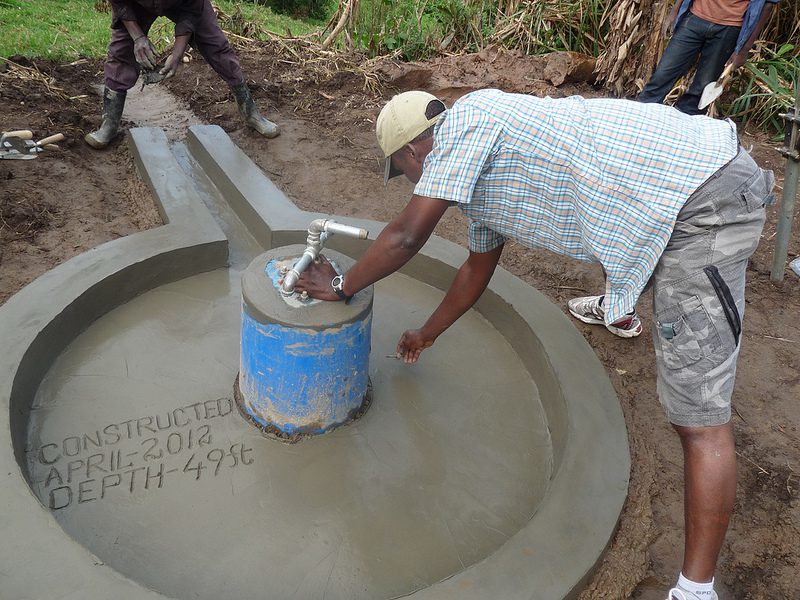 A Completed Shallow Well in Uganda