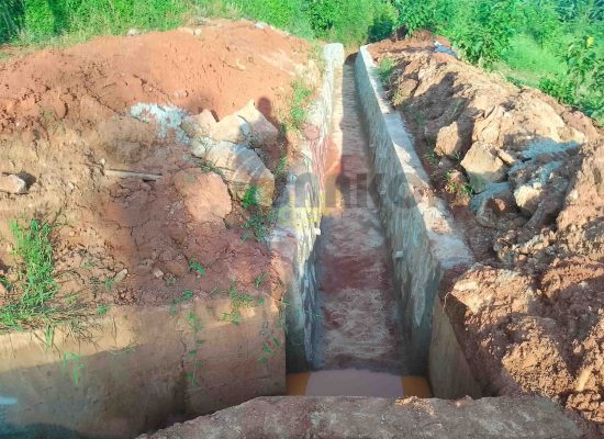 Drainage Stone Pitching in Gimbo Wakiso District Uganda 9